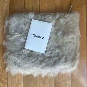 Theory Faux Fur Clutch/Crossbody (No strap)